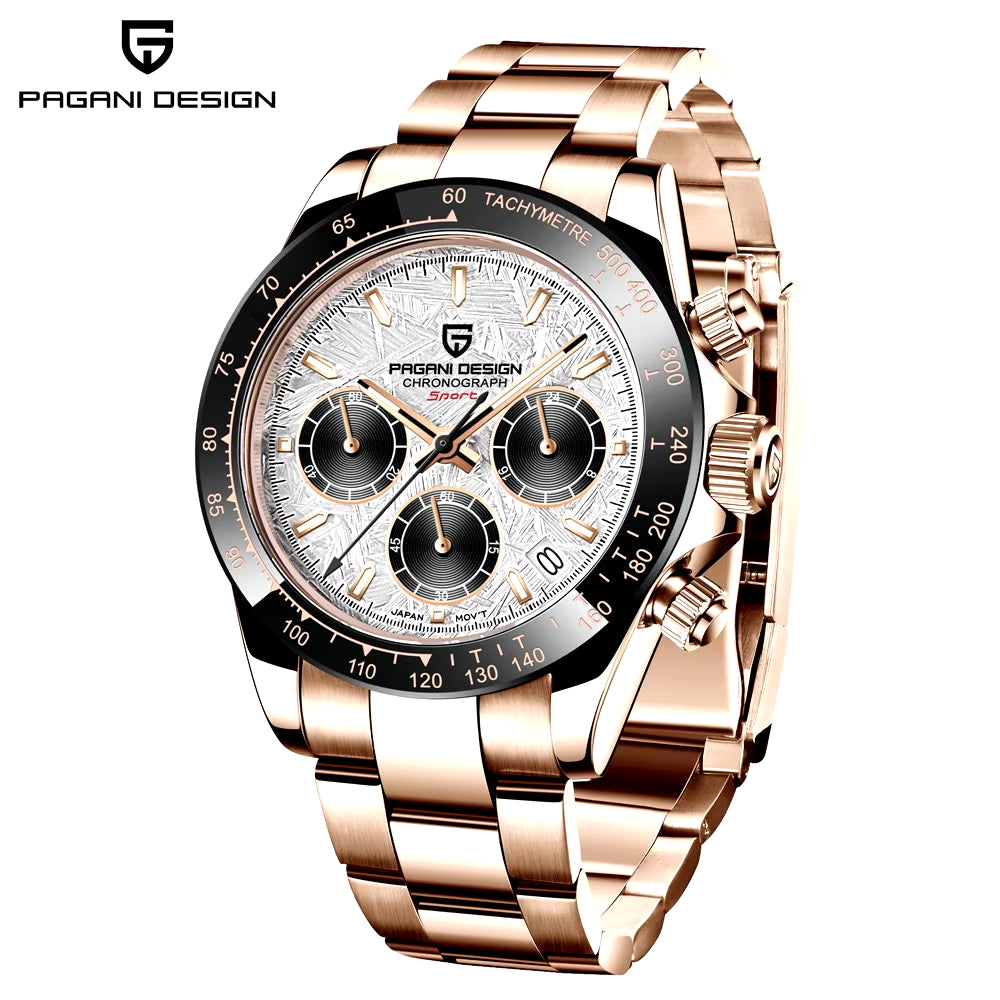 2026 New Men'S Watches Quartz Business Watch Mens Watches Top Brand Luxury Watch Men Chronograph VK63 Reloj Hombre