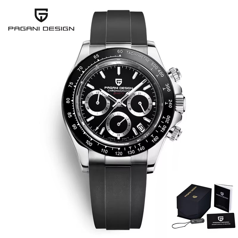 2026 New Men'S Watches Quartz Business Watch Mens Watches Top Brand Luxury Watch Men Chronograph VK63 Reloj Hombre