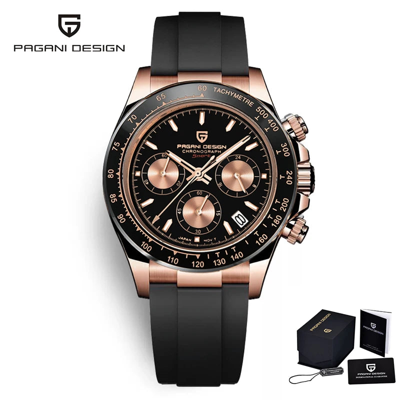 2026 New Men'S Watches Quartz Business Watch Mens Watches Top Brand Luxury Watch Men Chronograph VK63 Reloj Hombre